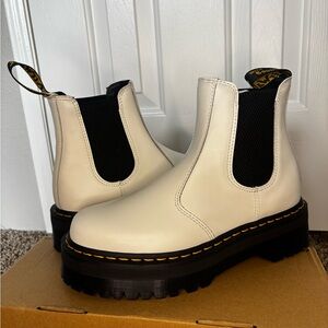 Dr. Marten White Chelsea Boots - NIB